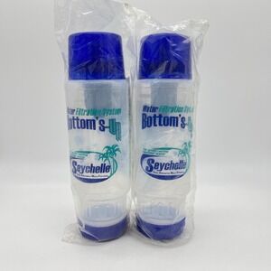Seychelle Bottom's Up Water Filtration System 2 Pack Waterbottles‎